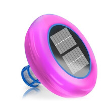 Upgraded Solar Pool Lonizer Copper Pool Lonizer Auto Switching LED Night Light Pool Ionizer Floater Auto Pool Cleaner