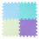18 Pack Eva Foam Soft  Mats Interlocking Kids Activity Set Floor 29cm Tiles 8