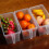 6x Kitchen Storage Box W/ Lid Slide Handle Fridge Cupboard Organiser Basket Case 8