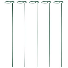 5 Pack Garden Plant Support Stakes Single Stem Support Stake Plant Cage Support Rings Flowers Stem Upright Plant Growing