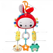 (Style14)Baby Plush Rattle Toy With Hanging Clip For Car Seat And Nursery Comfort