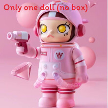 (Pink Panther)Jouet de collection PVC Space Molly série avec ventilateurs design aspect dessin animé pour