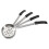 8 Pcs Portion Control Serving Spoons Portion Control Spoons Ladle Spoon, Slotted and Unslotted Portion Scoops 6oz 6