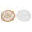18 Exquisite Gold-Tone Flower Dinning Table COASTERS SET 9