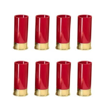 8PCS 12 Gauge Shot Glasses Tequila Shot Glass Suitable for Bar Home Wine Lovers.