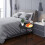 Folding Side Coffee Table Round Metal Tray Top Portable Coffee Night Stand,Black 9