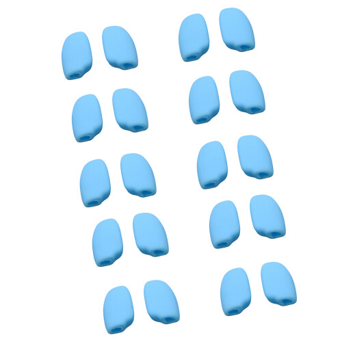 Easy to Install Silicone Nose Pad Secure for Glasses-Light blue