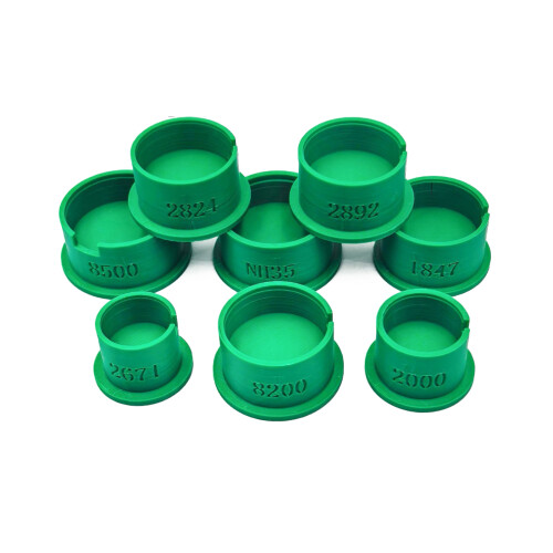 8 Piece Plastic Watch Gear Holder Set For Efficient Watch-Green
