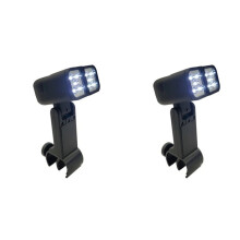 2X Portable BBQ Grill Light LED Light Flashlight Light Rotatable Camping Light BBQ Grill Accessories
