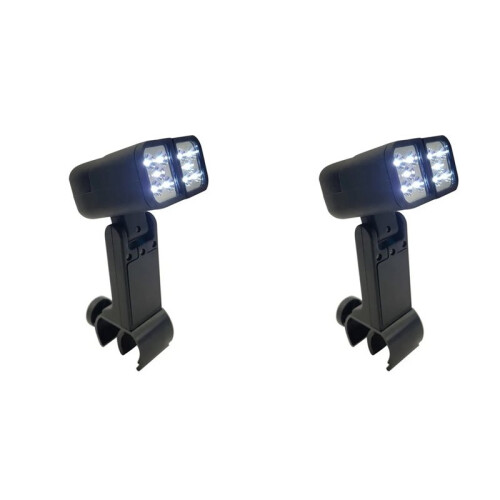 2X Portable BBQ Grill Light LED Light Flashlight Light Rotatable Camping Light BBQ Grill Accessories