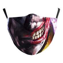 (Style 17,Child)Halloween Theme Funny Digital Print Cotton Face Mask Fashion Creative Dustproof Use Everyday