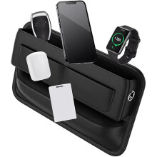 (Flat Line Style) Car Gap Organizer for iPhone, Keys & Glasses