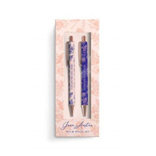 Jane Austen Floral Pencil and Pen Set by Insight Editions Other Book