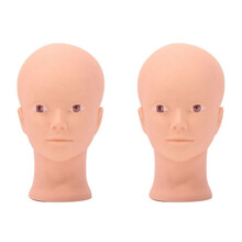 2X Beauty Eyelash Extension Practice Training for Makeup Cosmetology Silicone Mannequin Manikin with Hole