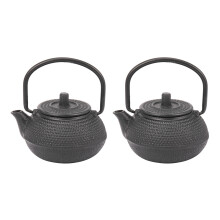2X Teiera da Teiera in Ghisa da 50 Ml in Stile Giapponese