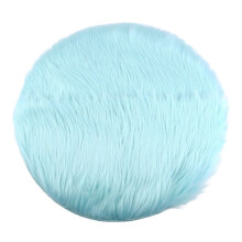 Non-Slip Faux Fur Carpet, Computer Chair Mao Mao Round Carpet, Bedroom Bedside Carpet