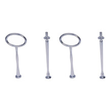 Kuchen Staender - 10 Hochzeit Metall 2 Tier Kuchen Staender Mitte Lenker Ruten Fittings Kit