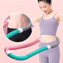 (Soft spring hula hoop [color box 3.2 catties]) Weighted Fitness Hoop for Waist Slimming