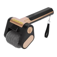Electric Grill Cleaner,Grill Cleaner Brush Rechargeable Grill Cleaning Scrub Brush Barbecue Cleaner Tool Black Gold