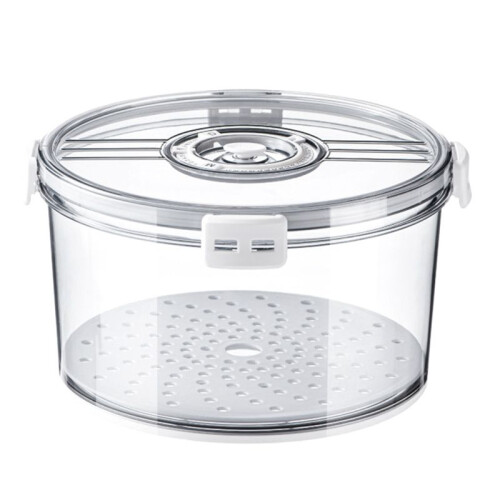 Airtight Bread Box Round Homemade Bread Storage Container  Recording Bread Keeper for Homemade Bread