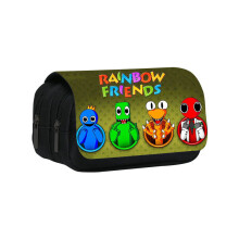 (StyleB) Friends Themed Rainbow Multicompartment Stationery Organizer For Girls And Boys