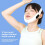 (Pink)Microcurrent Beauty Device For Face Jawline With Vshaped Design Vibrating Mode 7