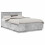 VidaXL vidaXL Bed Frame Concrete Grey 150 x 200 cm Engineered Wood 4