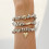 3pcs Heart Beaded Bracelets - Stacked Gift Set 4