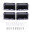 4 Solar LED Bright Deck Lights Outdoor Garden Patio Railing Decks Path Lighting 1