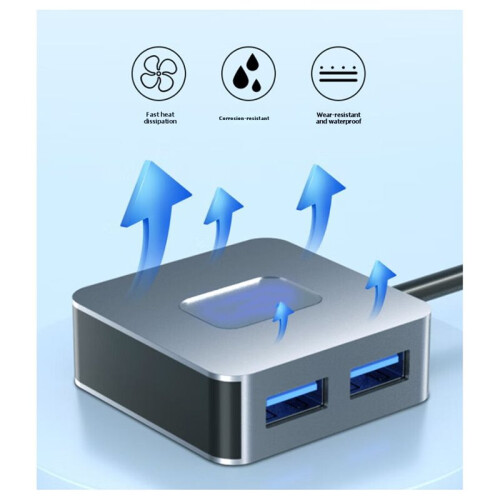 USB 3.2 4-in-1 Dockingstation 10 Gbit/S High-Speed Splitter Tablet PC Typ-C Dockingstation 2