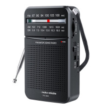 Radio de Poche Rechargeable Type-C avec Haut-Parleur Intégré pour Seniors et Utilisation en Extérieur