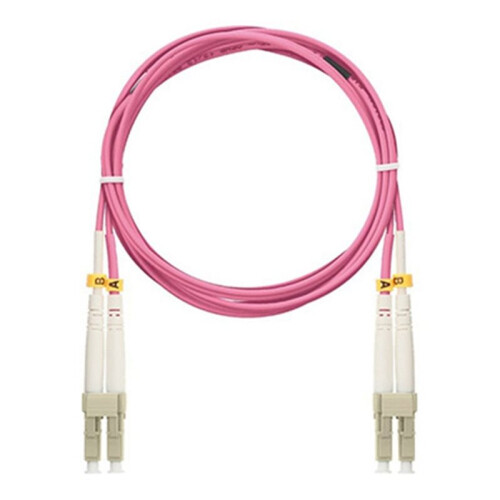 OM4 LC-zu-LC-UPC-Glasfaser-Patchkabel, Multimode-Duplex-MMF, 50/125 Μm, 40 Gbit/S, Knickfest, 2,0 mm Glasfaserkabel, 5 Meter 1