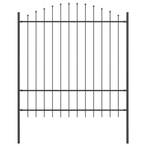 VidaXL vidaXL Gartenzaun WOERDEN 5 stk. 170 x 215 cm Grau 2