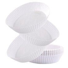 100Pcs Air Fryer Parchment Paper Liners Non-Stick Disposable Liners Basket Unperforated Round Parchment Paper(White)