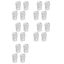 20 Pièces Protections de de Gouttière 3,5 Pouces Filtre à Feuilles en Aluminium Crépine Protecteur de de Gouttière Extensible