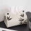 (White Black)Recipiente de tecido de folha de bambu tinta elegante com superfície para quarto e quarto de hóspedes 4