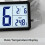 Oversized LCD Digital Clock With Date Real Time-Black 9