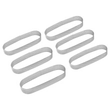 18PZ per Torta Ovale per Mousse Forato Nel Acciaio Inossidabile per Torta Francese Decorazione per Torta Mousse Bakeware