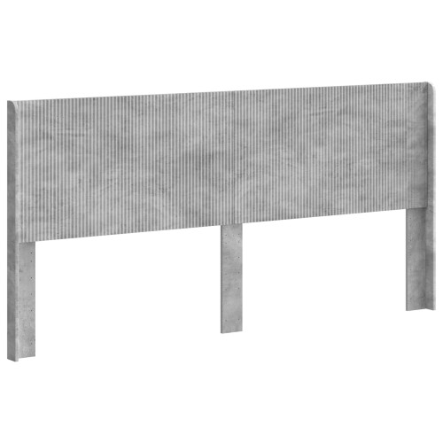 VidaXL vidaXL Headboard Concrete Grey Engineered Wood 2