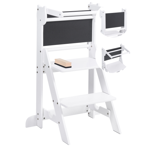 Beliani Kitchen Helper MOGO Pine Wood White