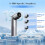 Tragbarer Mini-Nackenventilator, Lippenstift-Multifunktion, Reise-Grau 4