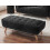 Beliani Ottoman HABO Fabric Black 2