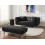 Beliani Sofa 2 Seater HABO Fabric Black 2