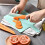 4PCS Kitchen Sorting Cutting Board with Drain Storage Rack,Vegetable & Complementary Food Cutting Boards for Home Use 2