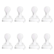 8 Pack Stick Battery Operated Light Bulb, Closet Light Bulb, Self Adhesive Wall Mounted Light Fixture with Pull Chain