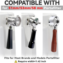 2X Magnetic Portafilter Holder for Metal Wall Surface, Espresso Accessories Organizer Tools Coffee Machine