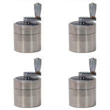 4X Nut and Hard Spice Grinder for Nutmeg Ginger Salt and Peppercorn Hand Tools, Crushers Kitchen Tools