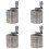 4X Nut and Hard Spice Grinder for Nutmeg Ginger Salt and Peppercorn Hand Tools, Crushers Kitchen Tools 1