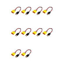 10X XT60 to Type-C Input Cable Power Cable Connection Cable XT60 Power Cable Durable Power Supply