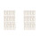 24 Pack Transparent Plastic Gift Box, Clear Plastic Favor Box, Rectangle Candy Box with Golden Borders 1